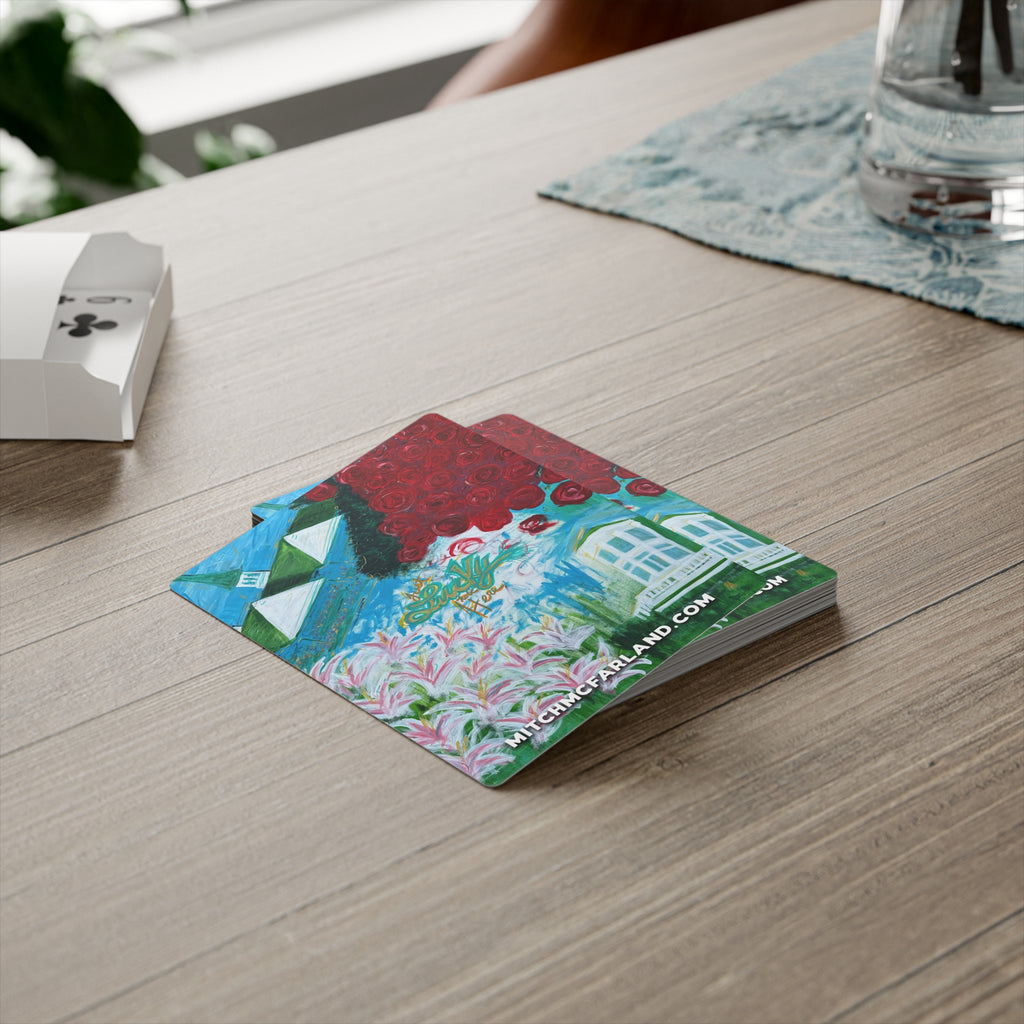 Just Lucky To Be Here MM Poker Cards