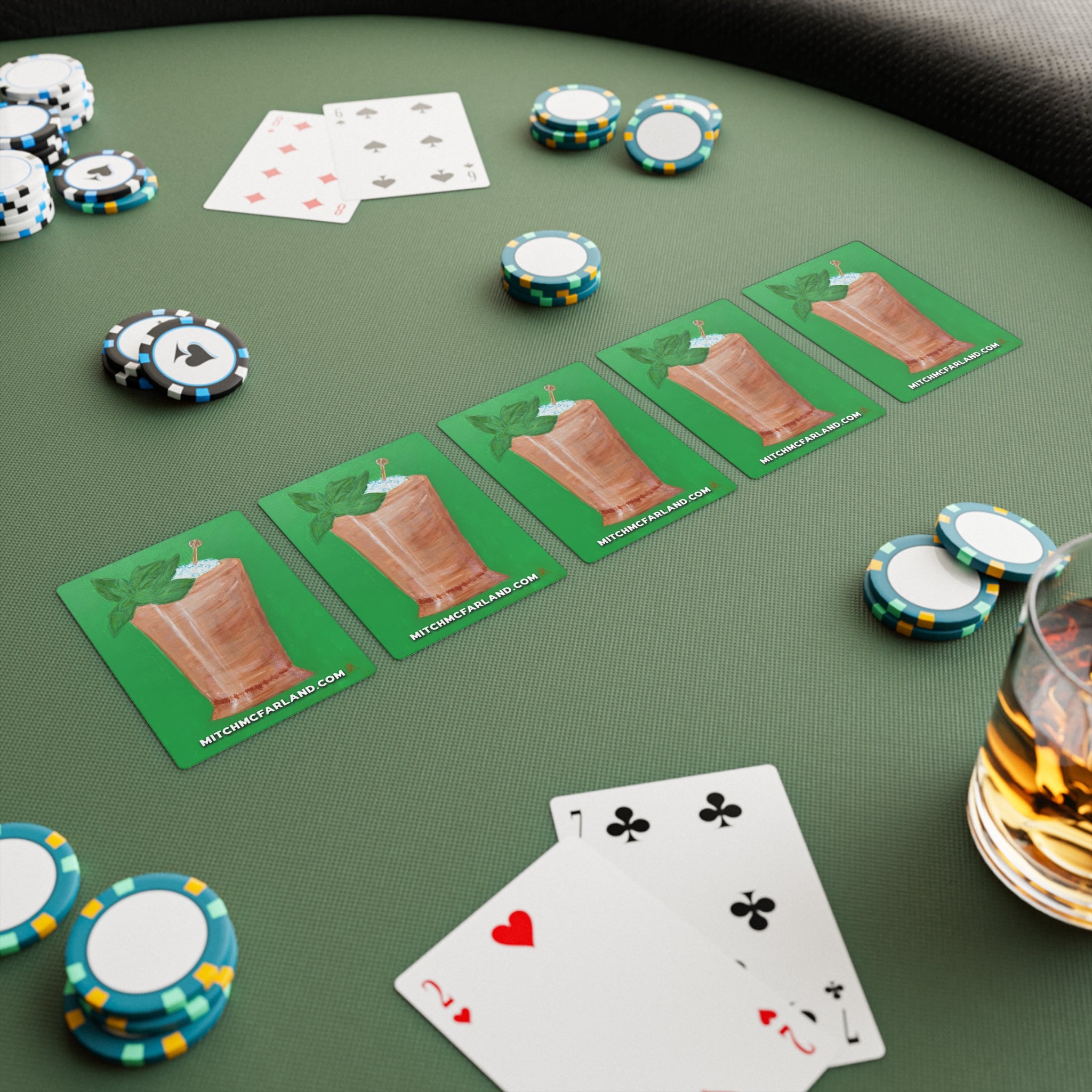 Mint Julep MM Poker Cards